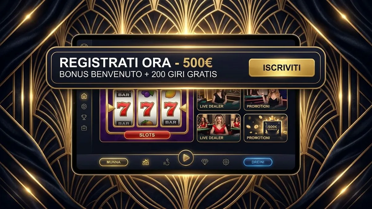 Registrazione con bonus